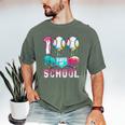 100 Days Of School Boys Kids 100th Day Of School Baseball Men's Comfort Colors T-Shirt Moss 100 Days Of School Boys Kids 100th Day Of School Baseball Men's Comfort Colors T-Shirt Moss