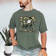 100 Days Of School Camo Baseball Camouflage For Kids Men's Comfort Colors T-Shirt Moss