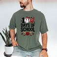100 Days Of School Coquette Bow Baseball 100th Day Girl Kid Men's Comfort Colors T-Shirt Moss 100 Days Of School Coquette Bow Baseball 100th Day Girl Kid Men's Comfort Colors T-Shirt Moss