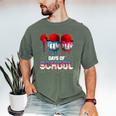 100 Days Of School Dripping Baseball 100th Day Teacher Boy Men's Comfort Colors T-Shirt Moss 100 Days Of School Dripping Baseball 100th Day Teacher Boy Men's Comfort Colors T-Shirt Moss