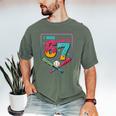 I Was 6 Now Im 7 Ice Cream Drip Baseball For Men Women Kids Men's Comfort Colors T-Shirt Moss