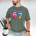 I Was 6 Now I'm 7 Birthday Baseball Drip For Boys Kid Men's Comfort Colors T-Shirt Moss I Was 6 Now I'm 7 Birthday Baseball Drip For Boys Kid Men's Comfort Colors T-Shirt Moss