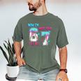 Now Im 6 Next Year I'Ll Be 7 Baseball Ice Cream Drip 67 Meme Men's Comfort Colors T-Shirt Moss