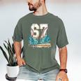 67 Baseball Drip Boys Youth Kids 6-7 Ice Cream Dripping 6 7 Men's Comfort Colors T-Shirt Moss