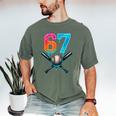 67 Baseball Meme Cool Drip Number 67 Player Or 67th Birthday Men's Comfort Colors T-Shirt Moss 67 Baseball Meme Cool Drip Number 67 Player Or 67th Birthday Men's Comfort Colors T-Shirt Moss