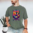 67 Meme Trendy Baseball Number 67 Player Six Seven Men's Comfort Colors T-Shirt Moss 67 Meme Trendy Baseball Number 67 Player Six Seven Men's Comfort Colors T-Shirt Moss