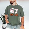 67 Trend Baseball Glove Number Style Men's Comfort Colors T-Shirt Moss 67 Trend Baseball Glove Number Style Men's Comfort Colors T-Shirt Moss