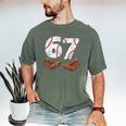 67 Trend Baseball Six Seven Number For Boys Men Men's Comfort Colors T-Shirt Moss 67 Trend Baseball Six Seven Number For Boys Men Men's Comfort Colors T-Shirt Moss