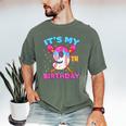 9th Birthday Baseball 9 Year Old Ice Cream Drip Boy Baseball Men's Comfort Colors T-Shirt Moss 9th Birthday Baseball 9 Year Old Ice Cream Drip Boy Baseball Men's Comfort Colors T-Shirt Moss