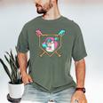 9th Birthday Baseball Bat Ice-Cream Drip 9yrs Old Boys Girls Men's Comfort Colors T-Shirt Moss 9th Birthday Baseball Bat Ice-Cream Drip 9yrs Old Boys Girls Men's Comfort Colors T-Shirt Moss