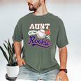 Aunt Rookie Of Year 1st Birthday Baseball Theme Matching Men's Comfort Colors T-Shirt Moss Aunt Rookie Of Year 1st Birthday Baseball Theme Matching Men's Comfort Colors T-Shirt Moss