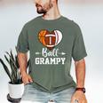 Ball Grampy Basketball Football Baseball Player Men's Comfort Colors T-Shirt Moss Ball Grampy Basketball Football Baseball Player Men's Comfort Colors T-Shirt Moss
