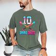 Baseball 10 Year Old Ice Cream Drip 10th Bday Double Digits Men's Comfort Colors T-Shirt Moss Baseball 10 Year Old Ice Cream Drip 10th Bday Double Digits Men's Comfort Colors T-Shirt Moss