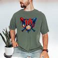 Baseball 10 Year Old Splash Drip 10th Birthday Boy Number 10 Men's Comfort Colors T-Shirt Moss Baseball 10 Year Old Splash Drip 10th Birthday Boy Number 10 Men's Comfort Colors T-Shirt Moss