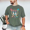 Baseball 11 Year Old Ice Cream Drip 11th Birthday Boy Player Men's Comfort Colors T-Shirt Moss Baseball 11 Year Old Ice Cream Drip 11th Birthday Boy Player Men's Comfort Colors T-Shirt Moss