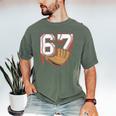 Baseball 67 Six Seven Alpha Slang 6 7 Meme Kids Teachers Boy Men's Comfort Colors T-Shirt Moss Baseball 67 Six Seven Alpha Slang 6 7 Meme Kids Teachers Boy Men's Comfort Colors T-Shirt Moss