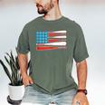 Baseball American Flag Patriotic USA Pride Men's Comfort Colors T-Shirt Moss Baseball American Flag Patriotic USA Pride Men's Comfort Colors T-Shirt Moss