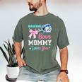 Baseball Or Bows Your Mommy Loves You Gender Reveal Matching Men's Comfort Colors T-Shirt Moss