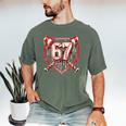 Baseball Candy Cane Drip 6 7 Six Seven Meme Christmas Boys Men's Comfort Colors T-Shirt Moss Baseball Candy Cane Drip 6 7 Six Seven Meme Christmas Boys Men's Comfort Colors T-Shirt Moss