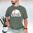 Baseball Coach Little League Baseball Dad Athletic Sports Premium Men's Comfort Colors T-Shirt Moss
