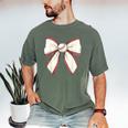 Baseball Coquette Bow Cute Baseball Game Men's Comfort Colors T-Shirt Moss Baseball Coquette Bow Cute Baseball Game Men's Comfort Colors T-Shirt Moss