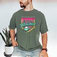 Baseball Dad Drip Home Plate Dripping Ice Cream Men's Comfort Colors T-Shirt Moss Baseball Dad Drip Home Plate Dripping Ice Cream Men's Comfort Colors T-Shirt Moss