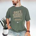 Baseball Baseball Dad Dugout Family Matching Men's Comfort Colors T-Shirt Moss Baseball Baseball Dad Dugout Family Matching Men's Comfort Colors T-Shirt Moss