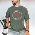 Baseball Dad Father Family Matching Premium Men's Comfort Colors T-Shirt Moss