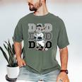 Baseball Dad Goose Sports Lover Father's Day Tee Men's Comfort Colors T-Shirt Moss