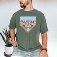 Baseball Dad Ice Cream Drip Fathers Day Men's Comfort Colors T-Shirt Moss Baseball Dad Ice Cream Drip Fathers Day Men's Comfort Colors T-Shirt Moss