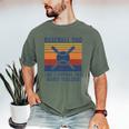 Baseball Dad Like A Normal Dad Only Cooler Premium Men's Comfort Colors T-Shirt Moss