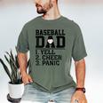 Baseball Dad Parent Of Player Family Sports Fan Lover Men's Comfort Colors T-Shirt Moss Baseball Dad Parent Of Player Family Sports Fan Lover Men's Comfort Colors T-Shirt Moss