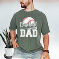 Baseball Dad Baseball Player Game Day Father's Day Men's Comfort Colors T-Shirt Moss Baseball Dad Baseball Player Game Day Father's Day Men's Comfort Colors T-Shirt Moss