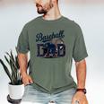 Baseball Dad Proud Fathers Sports Gear Men's Comfort Colors T-Shirt Moss