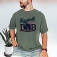 Baseball Dad Proud Fathers Sports Gear Premium Men's Comfort Colors T-Shirt Moss