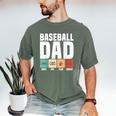 Baseball Dad Proud Little Slugger Father Humor Men's Comfort Colors T-Shirt Moss Baseball Dad Proud Little Slugger Father Humor Men's Comfort Colors T-Shirt Moss