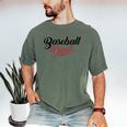 Baseball Dad Script Men's Comfort Colors T-Shirt Moss Baseball Dad Script Men's Comfort Colors T-Shirt Moss