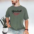 Baseball Dad Script Raglan Baseball Tee Men's Comfort Colors T-Shirt Moss Baseball Dad Script Raglan Baseball Tee Men's Comfort Colors T-Shirt Moss