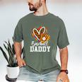 Baseball Daddy Fathers Day Men's Comfort Colors T-Shirt Moss Baseball Daddy Fathers Day Men's Comfort Colors T-Shirt Moss