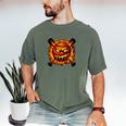 Baseball Drip Angry Lava Slime Ball Graphic Men's Comfort Colors T-Shirt Moss Baseball Drip Angry Lava Slime Ball Graphic Men's Comfort Colors T-Shirt Moss