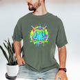 Baseball Drip For Boys Ice Cream Drip Youth Boys Baseball Men's Comfort Colors T-Shirt Moss Baseball Drip For Boys Ice Cream Drip Youth Boys Baseball Men's Comfort Colors T-Shirt Moss