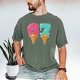 Baseball Drip Ice Cream 67 Baseball Men's Comfort Colors T-Shirt Moss Baseball Drip Ice Cream 67 Baseball Men's Comfort Colors T-Shirt Moss