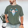 Baseball Drip Ice Cream Strong Character Men's Comfort Colors T-Shirt Moss Baseball Drip Ice Cream Strong Character Men's Comfort Colors T-Shirt Moss