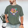 Baseball Drip Number 67 Player Men's Comfort Colors T-Shirt Moss Baseball Drip Number 67 Player Men's Comfort Colors T-Shirt Moss