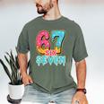 Baseball Drip Number 67 Player Trendy 6 7 Meme Men's Comfort Colors T-Shirt Moss