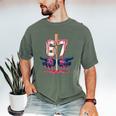 Baseball Drip Shirt Youth Baseball Glove Drip Ice Cream Men's Comfort Colors T-Shirt Moss Baseball Drip Shirt Youth Baseball Glove Drip Ice Cream Men's Comfort Colors T-Shirt Moss