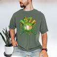 Baseball Drip St Patricks Day Boys Baseball St Patricks Day Men's Comfort Colors T-Shirt Moss Baseball Drip St Patricks Day Boys Baseball St Patricks Day Men's Comfort Colors T-Shirt Moss