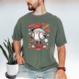 Baseball Drip Valentine Boys Women Men Hearts Sport Love Men's Comfort Colors T-Shirt Moss Baseball Drip Valentine Boys Women Men Hearts Sport Love Men's Comfort Colors T-Shirt Moss