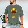 Baseball Dripping Drip Gold Sport Player Coach Baller Men's Comfort Colors T-Shirt Moss Baseball Dripping Drip Gold Sport Player Coach Baller Men's Comfort Colors T-Shirt Moss