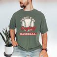 Baseball Game Day There Is No Crying In Baseball Men's Comfort Colors T-Shirt Moss Baseball Game Day There Is No Crying In Baseball Men's Comfort Colors T-Shirt Moss